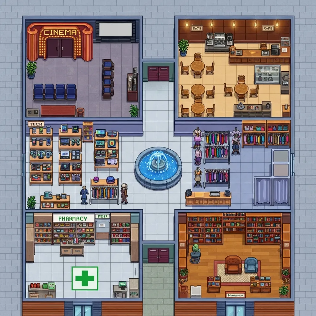 Map of the world Shopping Mall